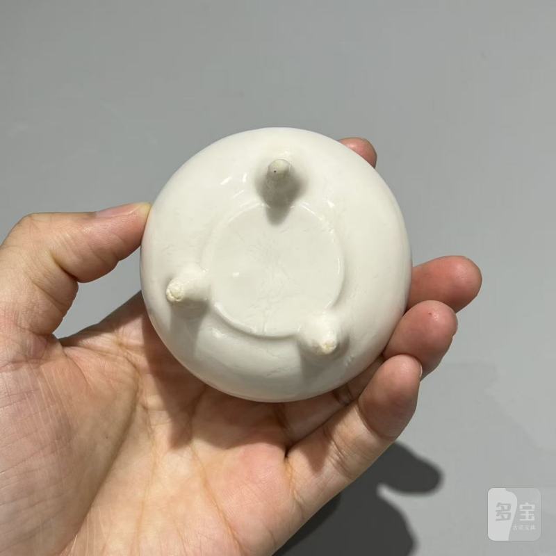明代 德化窑白釉小琴炉 - 图8
